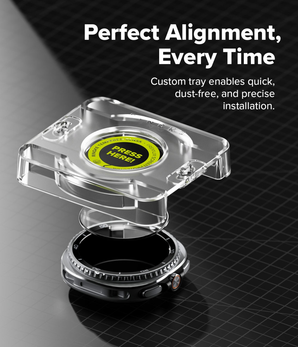 Picture of Samsung Galaxy Watch 8 Classic 46mm  | Ringke Tempered Glass Pro for Samsung Galaxy Watch 8 Classic 46mm (2pcs)