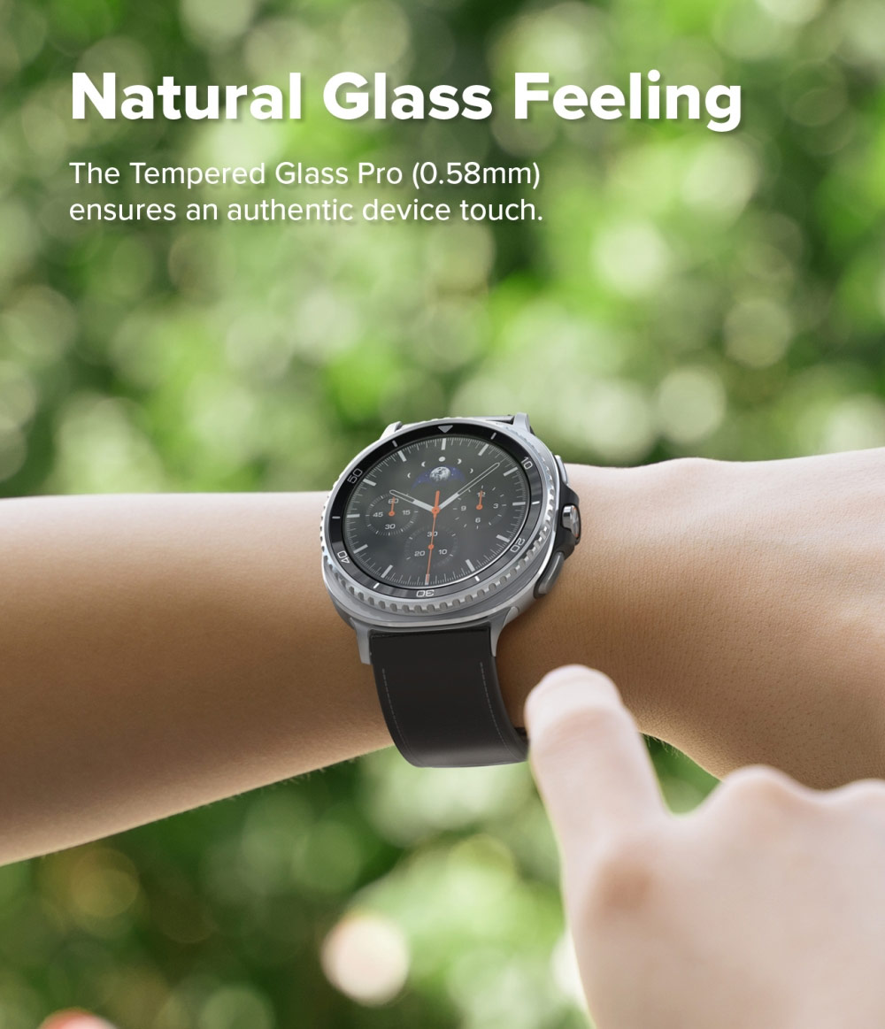 Picture of Samsung Galaxy Watch 8 Classic 46mm  | Ringke Tempered Glass Pro for Samsung Galaxy Watch 8 Classic 46mm (2pcs)