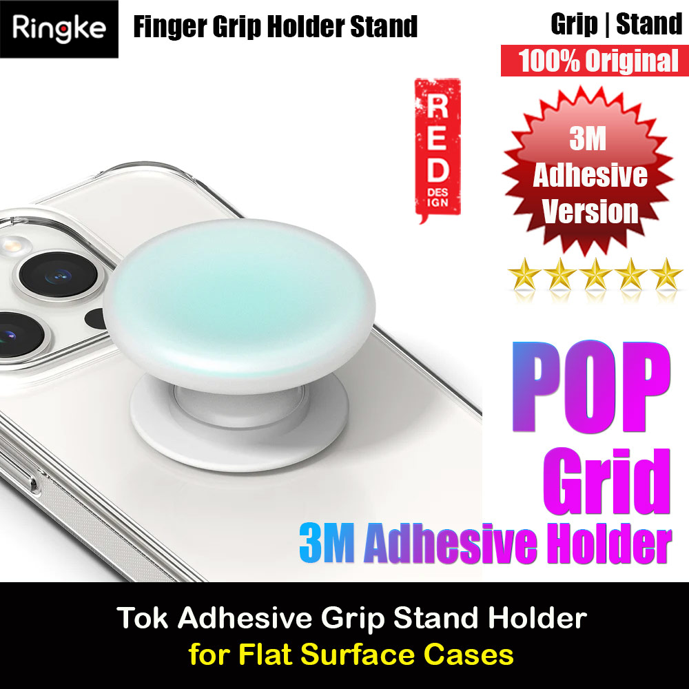 Picture of Ringke Tok 3M Adhesive Grip Stand Holder Popsocket similar Grip Holder (Ice Mint) Red Design- Red Design Cases, Red Design Covers, iPad Cases and a wide selection of Red Design Accessories in Malaysia, Sabah, Sarawak and Singapore 