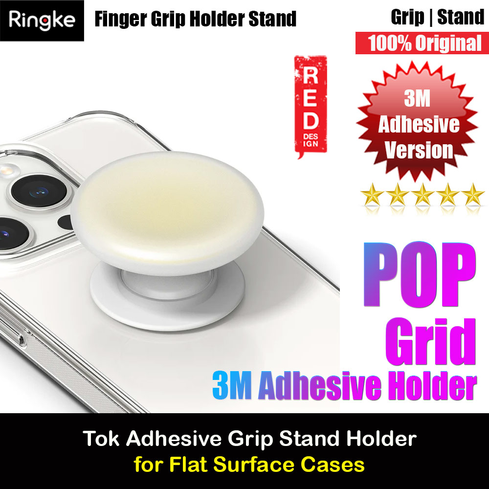 Picture of Ringke Tok 3M Adhesive Grip Stand Holder Popsocket similar Grip Holder (Ice Yellow) Red Design- Red Design Cases, Red Design Covers, iPad Cases and a wide selection of Red Design Accessories in Malaysia, Sabah, Sarawak and Singapore 