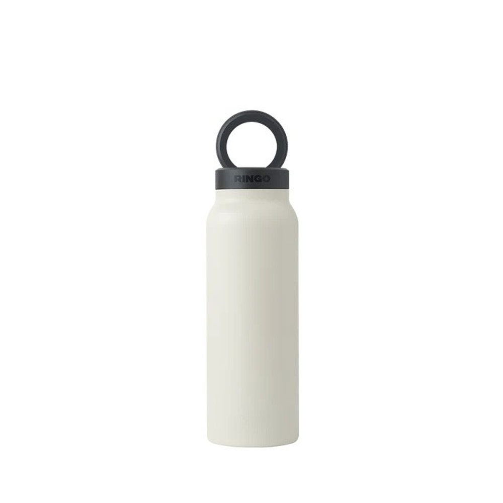 Picture of Ringo Stainless Steel Water Bottle with Magnetic Magsafe Compatible Lid 24oz 700 ml BPA Free (Ivory)