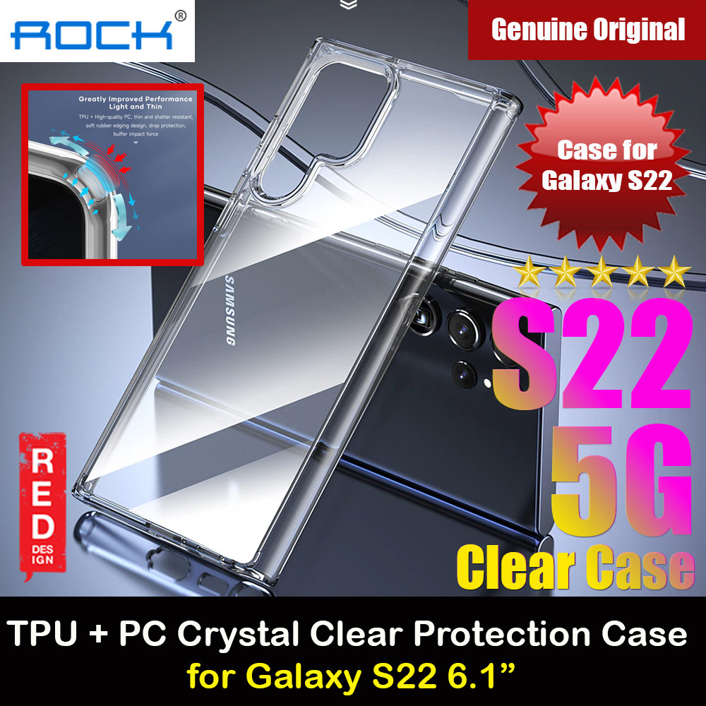 Picture of Rock Crystal Series Drop Protection Case for Galaxy S22 5G 6.1 (Clear) Samsung Galaxy S22 6.1- Samsung Galaxy S22 6.1 Cases, Samsung Galaxy S22 6.1 Covers, iPad Cases and a wide selection of Samsung Galaxy S22 6.1 Accessories in Malaysia, Sabah, Sarawak and Singapore 