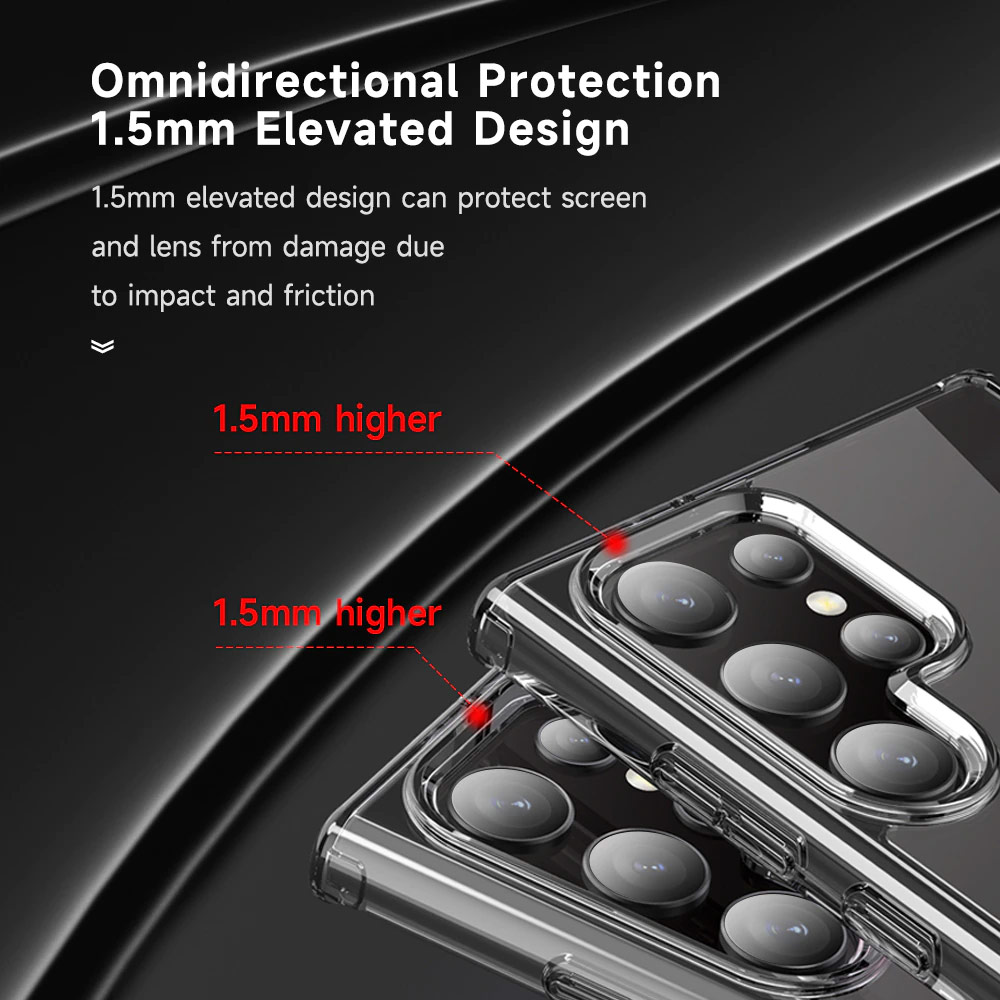 Picture of Samsung Galaxy S22 6.1 Case | Rock Crystal Series Drop Protection Case for Galaxy S22 5G 6.1 (Clear)