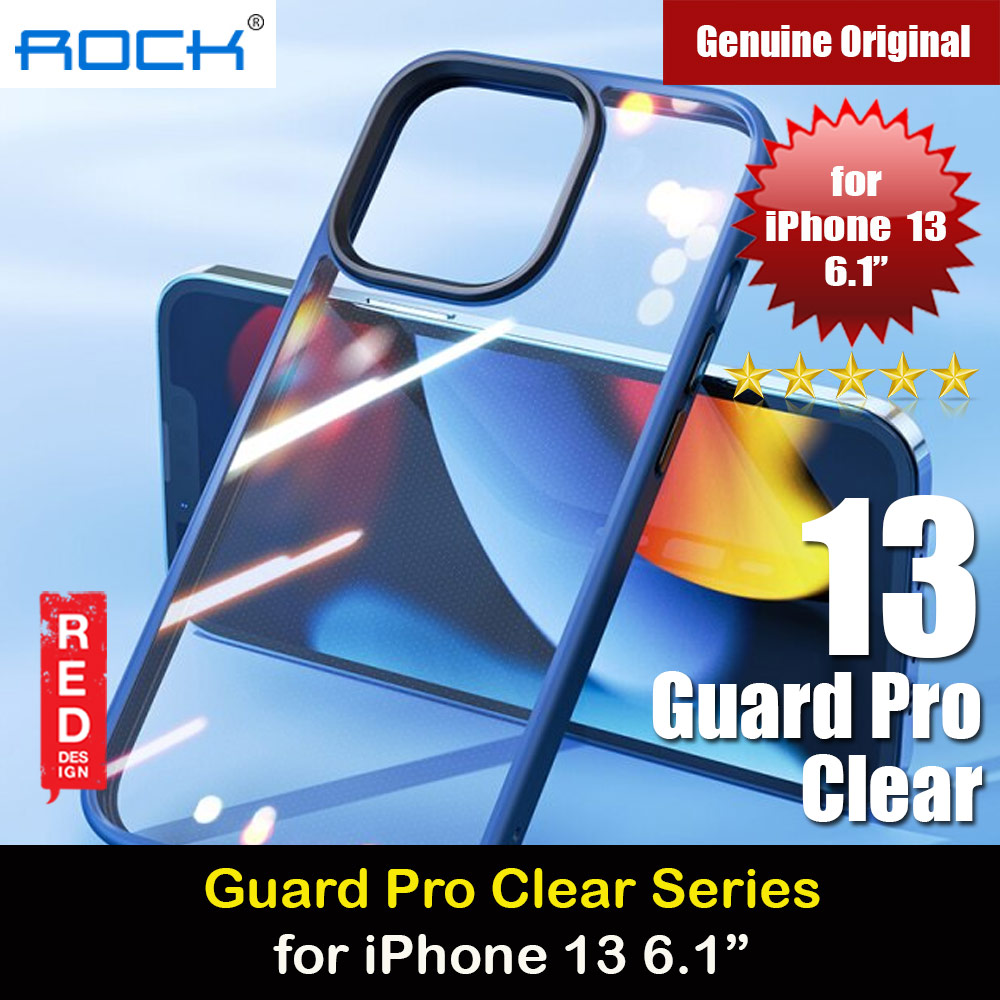 Picture of Rock Guard Pro Drop Protection Case for iPhone 13 6.1 (Clear Blue) Apple iPhone 13 6.1- Apple iPhone 13 6.1 Cases, Apple iPhone 13 6.1 Covers, iPad Cases and a wide selection of Apple iPhone 13 6.1 Accessories in Malaysia, Sabah, Sarawak and Singapore 