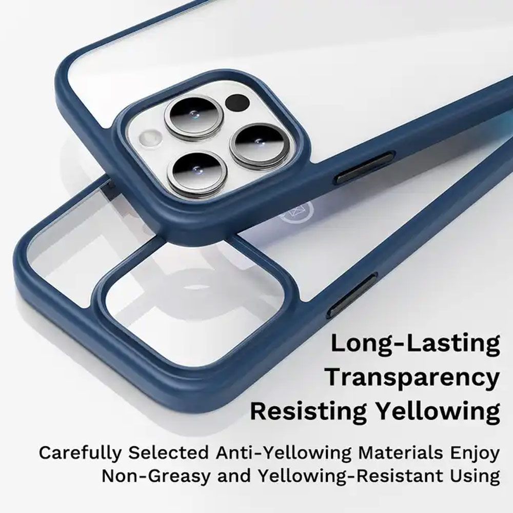 Picture of Apple iPhone 15 6.1 Case | Rock Guard Ultra Thin Light Weight Drop Protection Case for iPhone 15 6.1 (White)