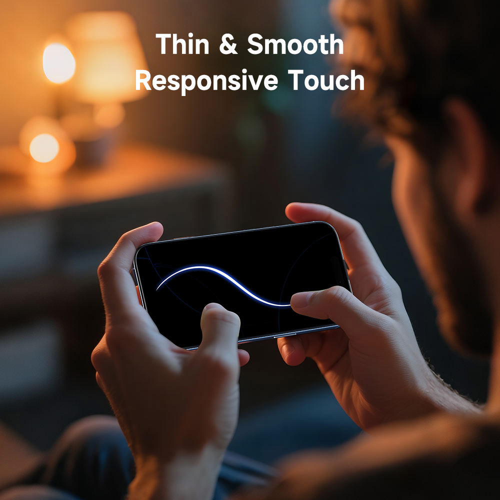 Picture of Apple iPhone 17 Pro Max 6.9  | Rock Clear HD Full Coverage Tempered Glass for iPhone 17 Pro Max 6.9 (Clear)