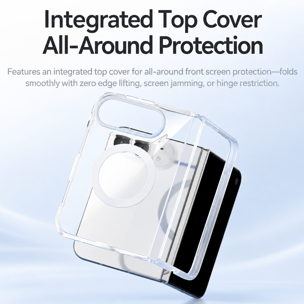 Picture of Apple iPhone Duo Case | ROCK Inshare Crystal Clear Magnetic Case for iPhone Duo - Clear