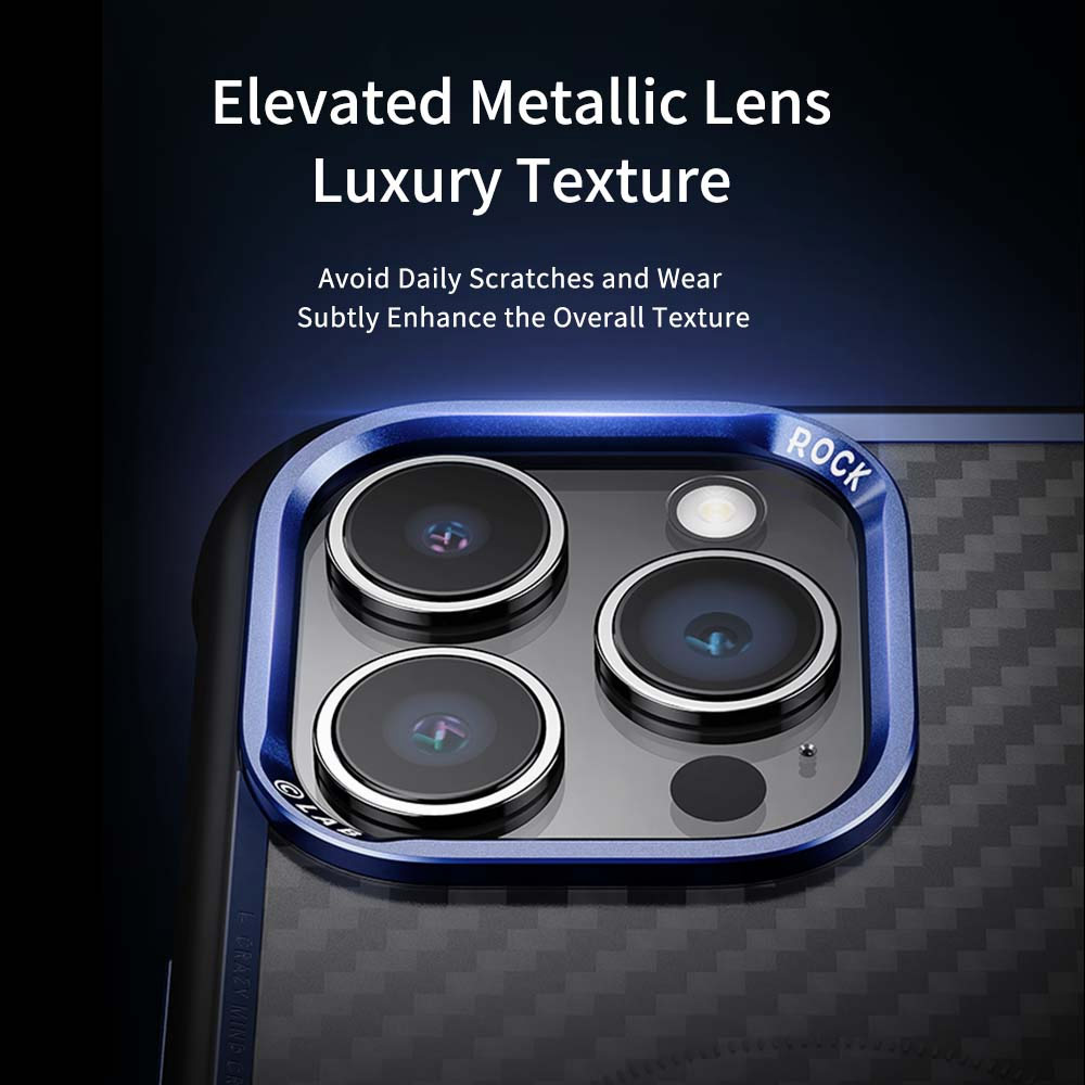 Picture of Apple iPhone 15 Pro 6.1 Case | Rock Kevlar Series Drop Protection Magsafe Compatible Case for iPhone 15 Pro 6.1 (Aramid Fiber Purple)