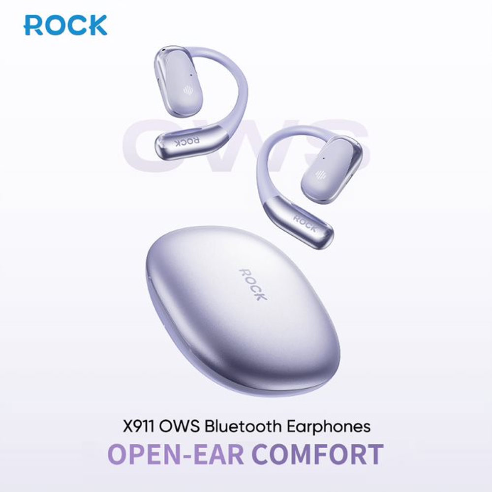 Picture of Rock X911 OWS Bluetooth Earphones Open Ear Comfort Hook Design Earphone Music Call Noise Cancellation (Black)