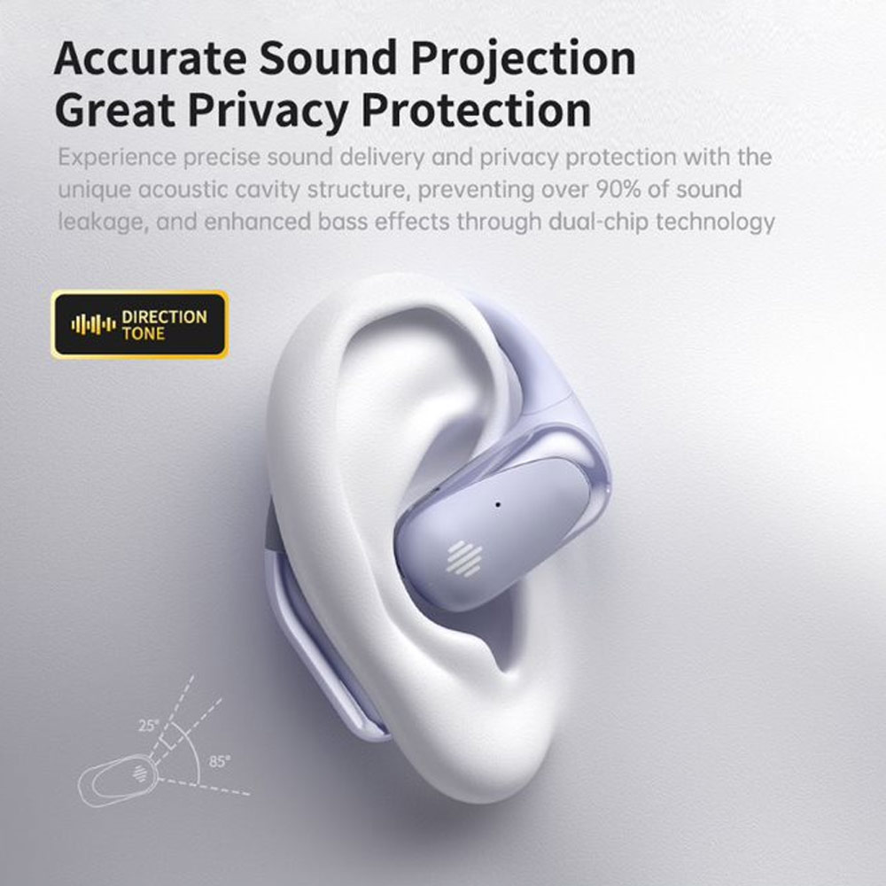 Picture of Rock X911 OWS Bluetooth Earphones Open Ear Comfort Hook Design Earphone Music Call Noise Cancellation (Black)