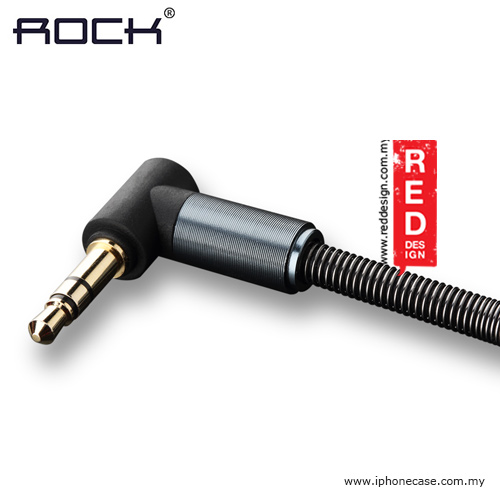 Picture of Rock 3.5mm 1 to 2 Audio Sharing Cable Y Splitter - Metal Slate