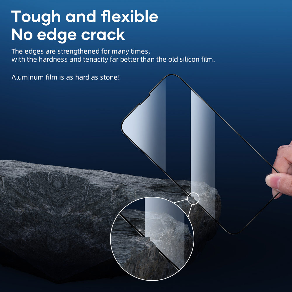 Picture of Apple iPhone 13 6.1  | Rock Space HD Full Coverage Anti Static Tempered Glass for iPhone 13 iPhone 13 Pro 6.1 (Anti Static Clear)