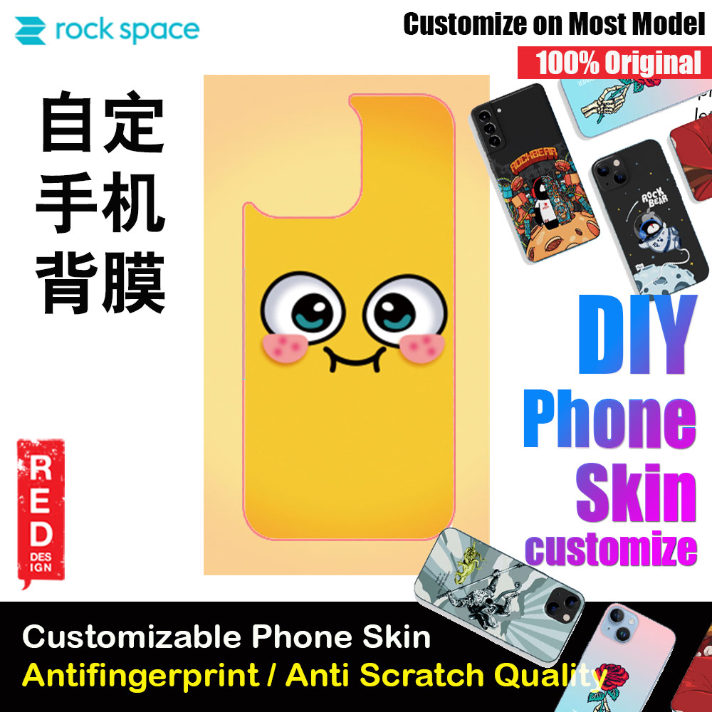 Picture of Rock Space DIY 自定 定制 设计 手机背膜 贴纸 DIY Customize High Quality Print Phone Skin Sticker for Multiple Phone Model with Multiple Photo Images Gallery or with Own Phone Text (People Funny Face) Red Design- Red Design Cases, Red Design Covers, iPad Cases and a wide selection of Red Design Accessories in Malaysia, Sabah, Sarawak and Singapore 