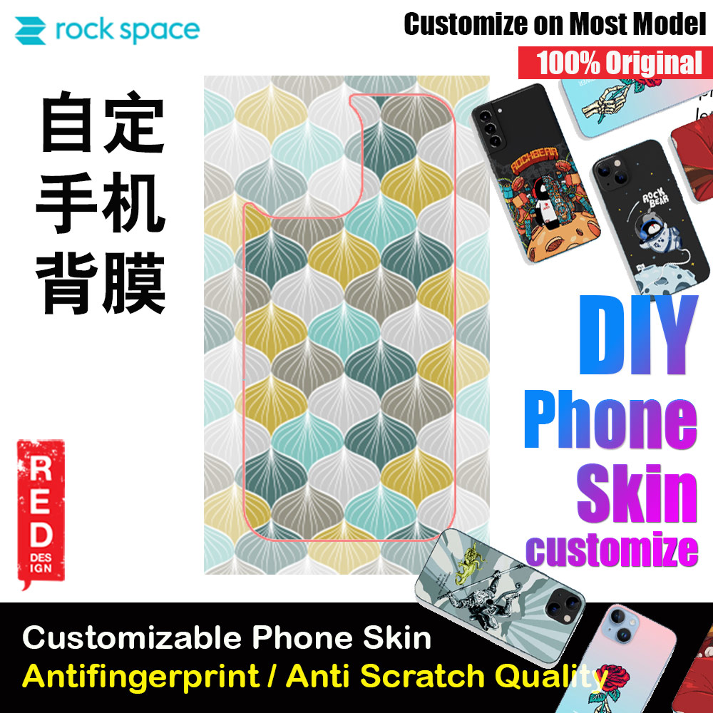 Picture of Rock Space DIY 自定 定制 设计 手机背膜 贴纸 DIY Customize High Quality Print Phone Skin Sticker for Multiple Phone Model with Multiple Photo Images Gallery or with Own Phone Text (Pattern) Red Design- Red Design Cases, Red Design Covers, iPad Cases and a wide selection of Red Design Accessories in Malaysia, Sabah, Sarawak and Singapore 