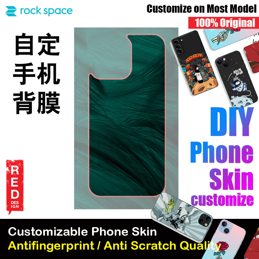 Picture of Rock Space DIY 自定 定制 设计 手机背膜 贴纸 DIY Customize High Quality Print Phone Skin Sticker for Multiple Phone Model with Multiple Photo Images Gallery or with Own Phone Text (Pattern Marble) Red Design- Red Design Cases, Red Design Covers, iPad Cases and a wide selection of Red Design Accessories in Malaysia, Sabah, Sarawak and Singapore 