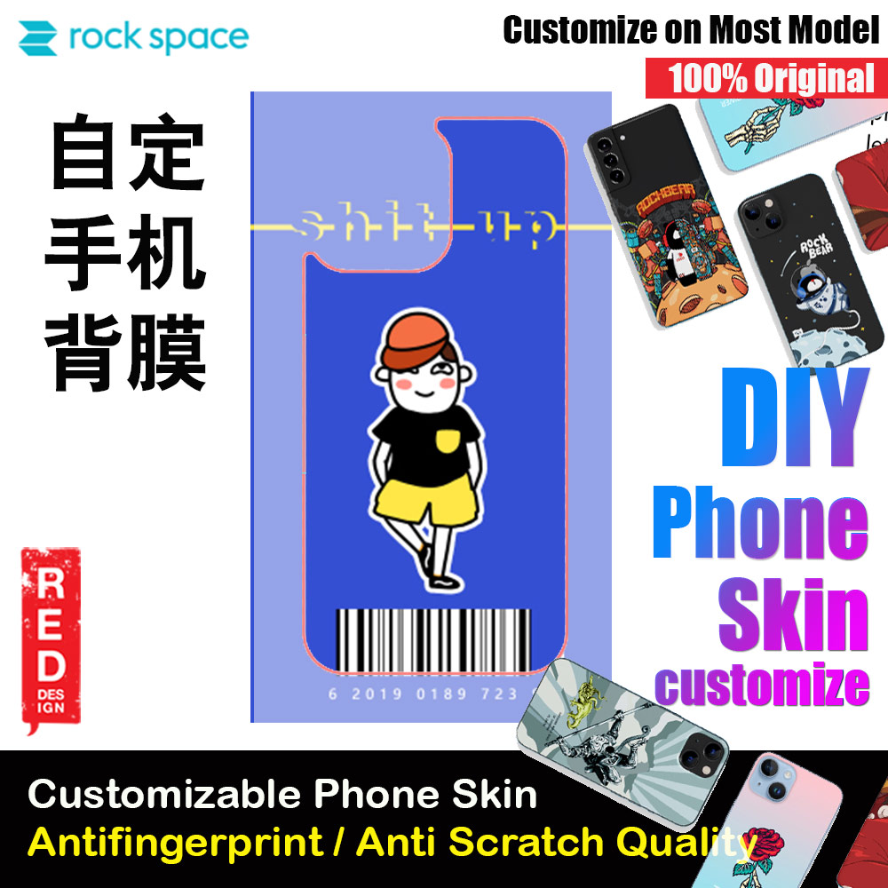 Picture of Rock Space DIY 自定 定制 设计 手机背膜 贴纸 DIY Customize High Quality Print Phone Skin Sticker for Multiple Phone Model with Multiple Photo Images Gallery or with Own Phone Text (People) Red Design- Red Design Cases, Red Design Covers, iPad Cases and a wide selection of Red Design Accessories in Malaysia, Sabah, Sarawak and Singapore 