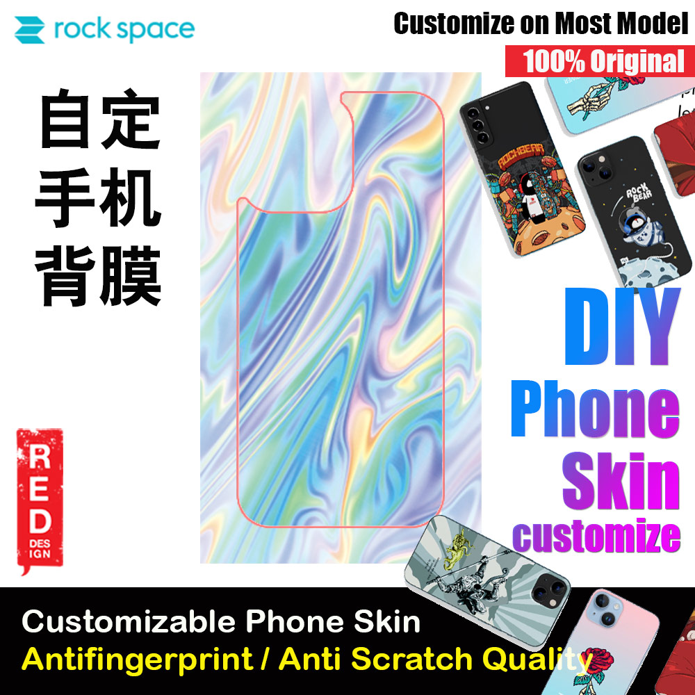 Picture of Rock Space DIY 自定 定制 设计 手机背膜 贴纸 DIY Customize High Quality Print Phone Skin Sticker for Multiple Phone Model with Multiple Photo Images Gallery or with Own Phone Text (Pattern Soap) Red Design- Red Design Cases, Red Design Covers, iPad Cases and a wide selection of Red Design Accessories in Malaysia, Sabah, Sarawak and Singapore 