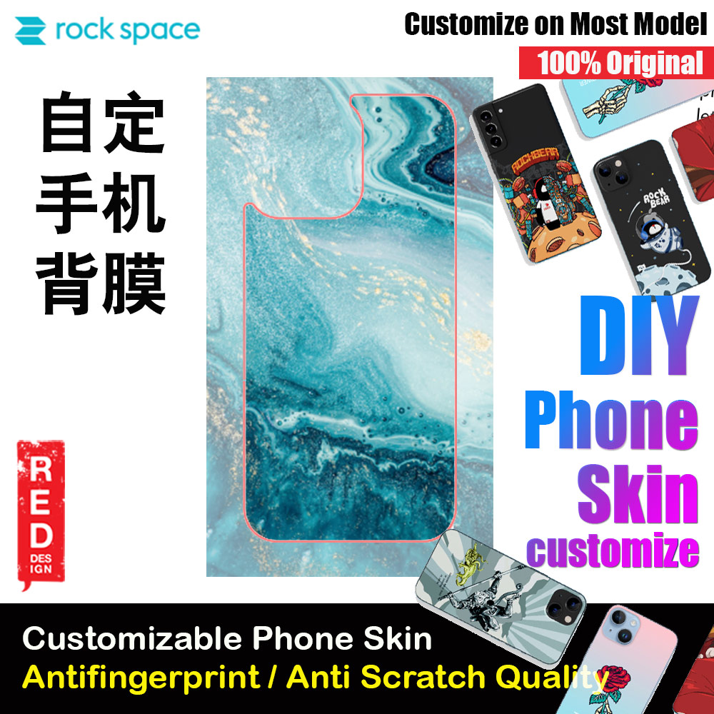 Picture of Rock Space DIY 自定 定制 设计 手机背膜 贴纸 DIY Customize High Quality Print Phone Skin Sticker for Multiple Phone Model with Multiple Photo Images Gallery or with Own Phone CellphoneText (Pattern Marble) Red Design- Red Design Cases, Red Design Covers, iPad Cases and a wide selection of Red Design Accessories in Malaysia, Sabah, Sarawak and Singapore 