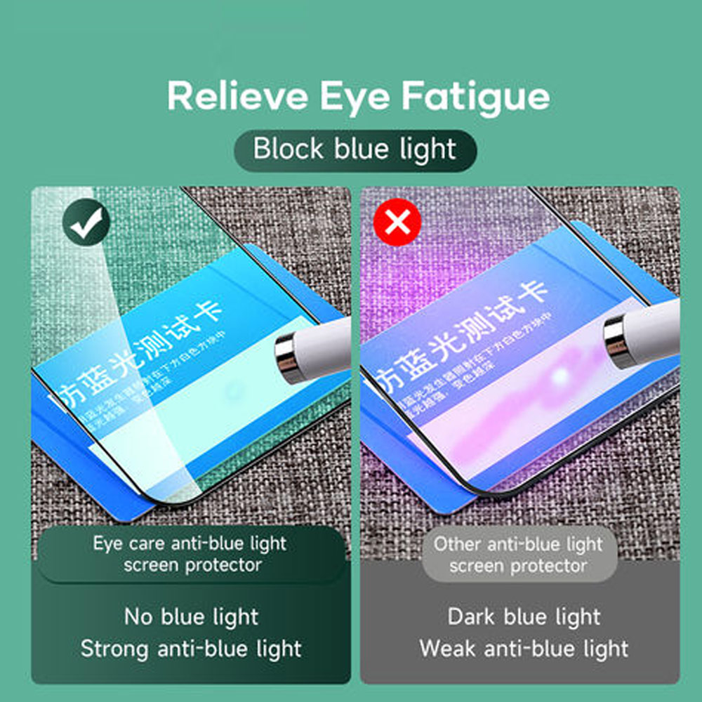 Picture of Apple iPhone 14 Pro 6.1  | Rock Space HD Full Coverage Tempered Glass with Dust Filter with Easy Installation Helper Tools for iPhone 14 Pro 6.1 (Anti Blue Light)