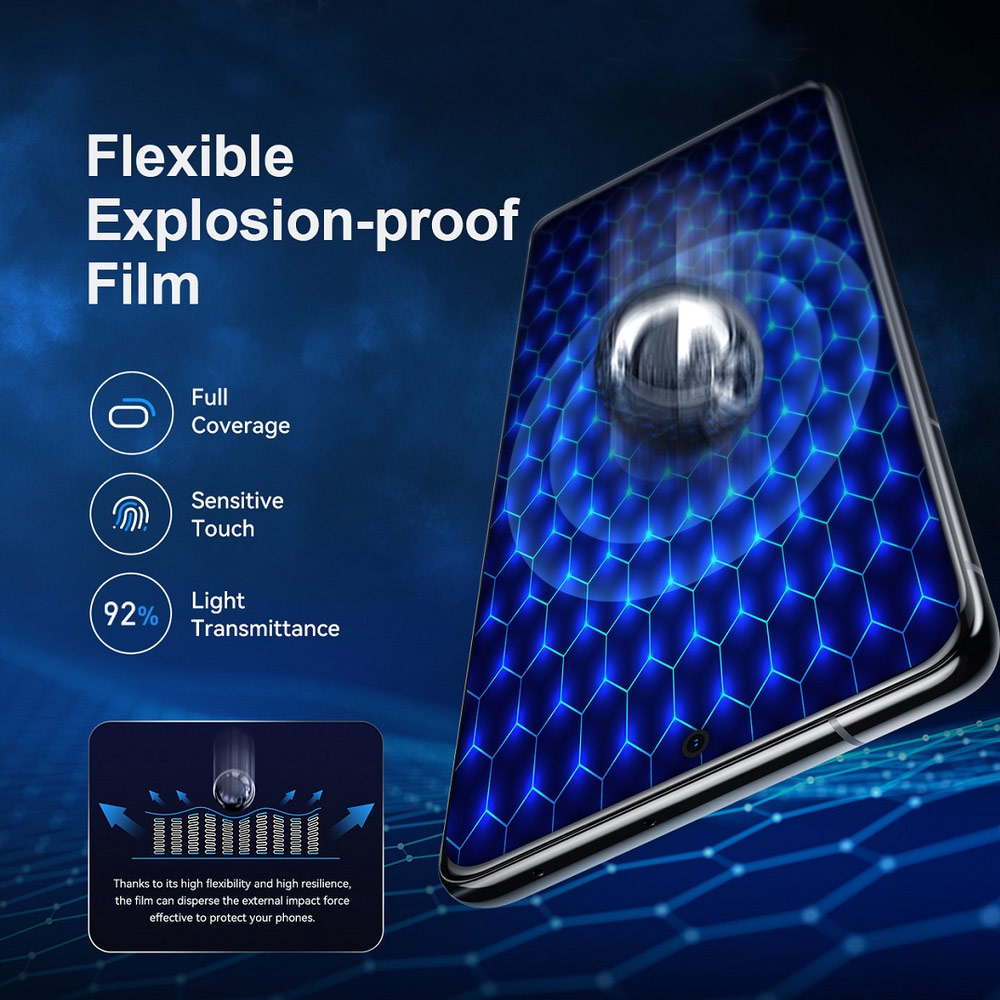 Picture of Samsung Galaxy Z Flip 5 Screen Protector | Rock Space Explosion Proof Soft Film Front Screen Protector for Samsung Galaxy Z Flip 5 (Front 2 pcs)