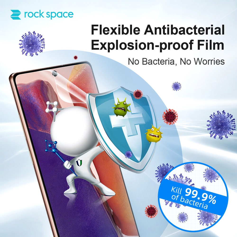 Picture of Samsung Galaxy Z Flip 5 Screen Protector | Rock Space Explosion Proof Soft Film Front Screen Protector for Samsung Galaxy Z Flip 5 (Front 2 pcs)