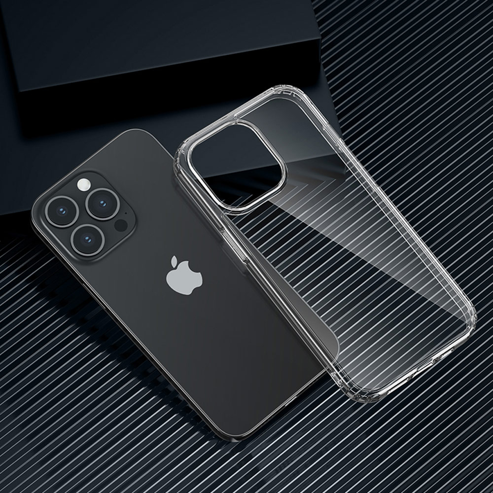 Picture of Apple iPhone 13 Pro Max 6.7 Case | Rock Space Pure Series Soft Protection Case for iPhone 13 Pro Max (Clear)