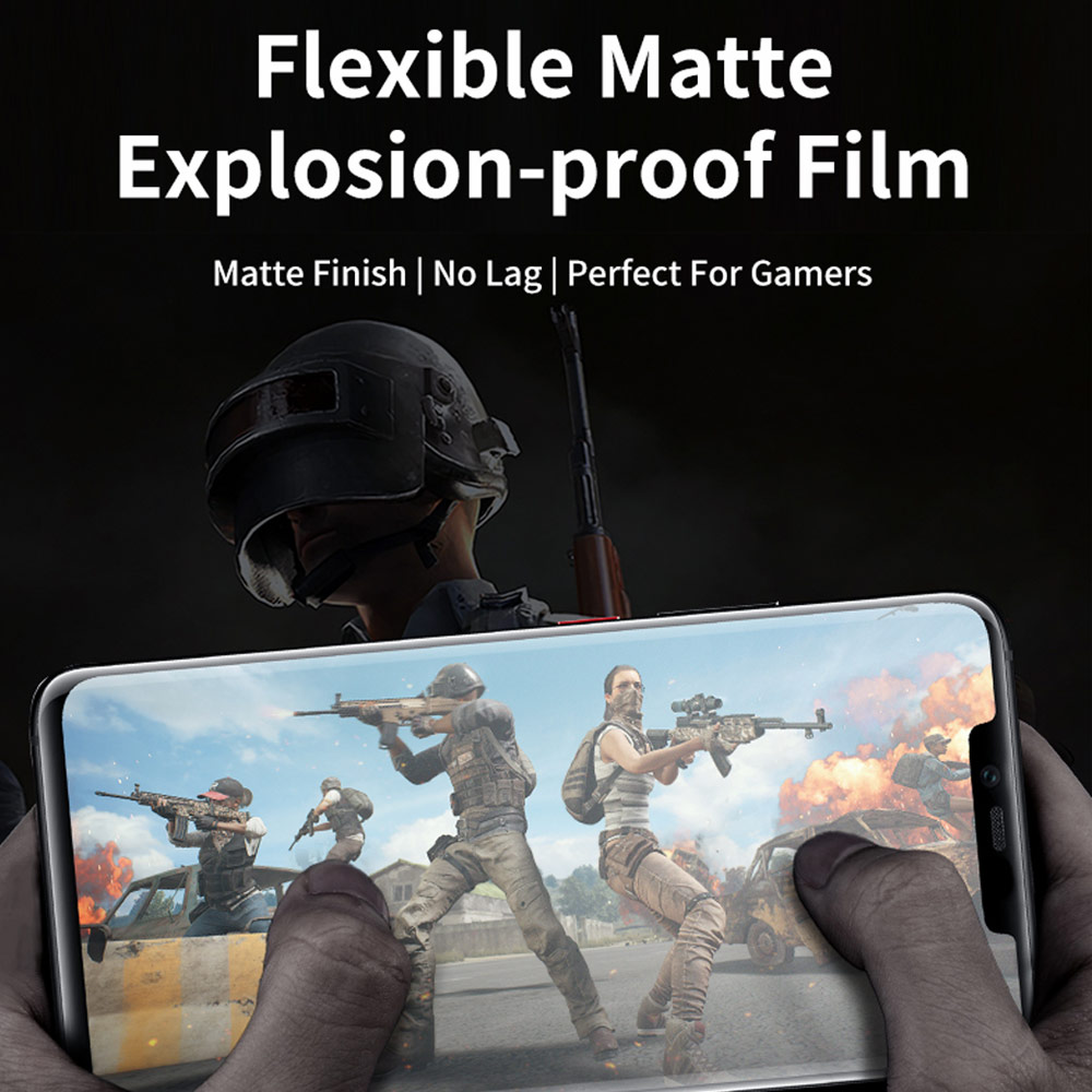 Picture of Samsung Galaxy Z Fold 3 Screen Protector | Rock Space Custom Made Crack Proof Explosion Proof Flexible TPU Soft Screen Protector for Galaxy Z Fold 3 (Matte Anti Finger Print Gaming)