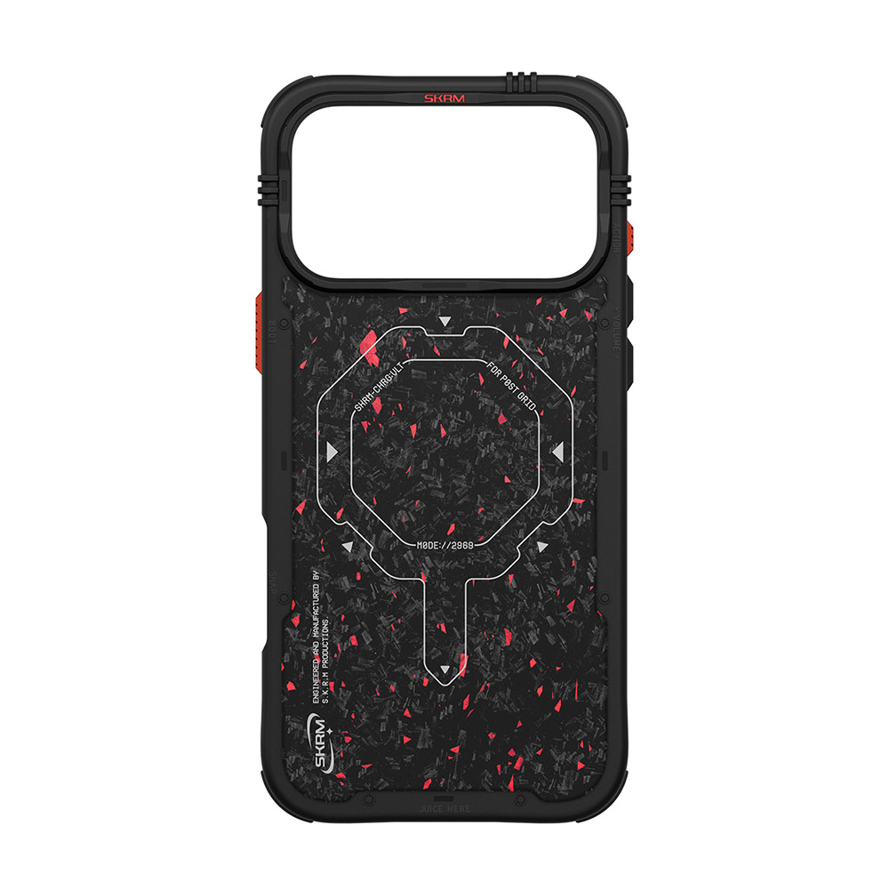 Picture of Apple iPhone 17 Pro Max 6.9 Case | Skinarma Vector Magcharge Ultra Drop Protection Case for iPhone 17 Pro Max 6.9 (Black)