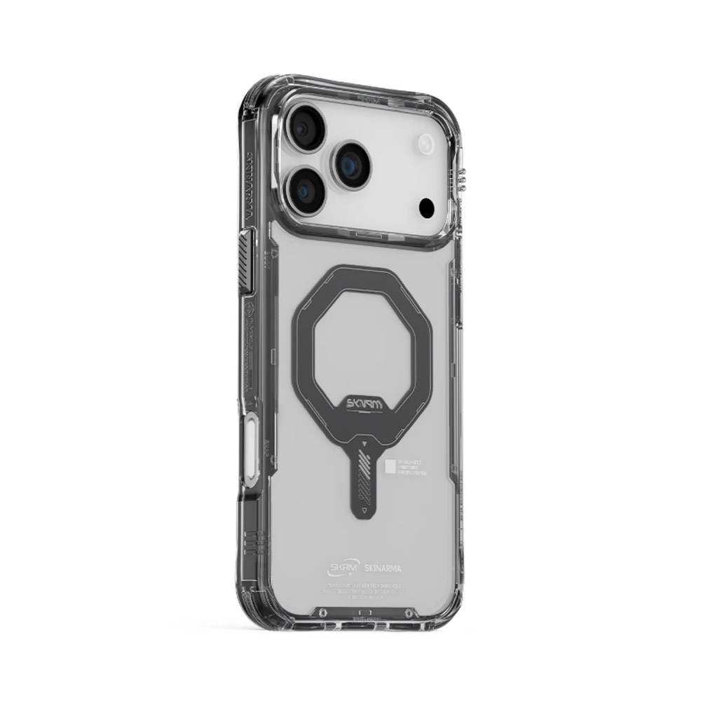 Picture of Apple iPhone 17 Pro Max 6.9 Case | Skinarma Saido Magcharge Drop Protection Case for iPhone 17 Pro Max 6.9 (Graphite)