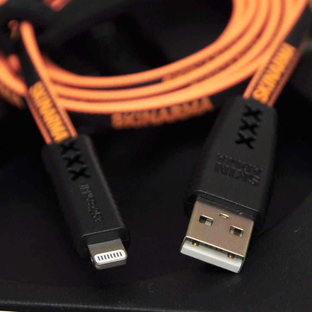 Picture of Skinarma Tenso MFI Certified 3A Rapid Charge and Sync Lightning Cable 120CM (Orange)