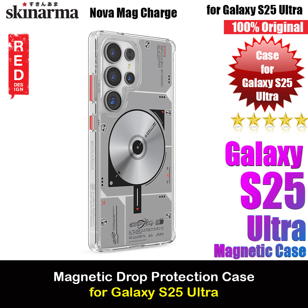 Picture of Skinarma Nova Magnetic Charge Compatible  Drop Protection Case for Galaxy S25 Ultra (Nova ) Samsung Galaxy S25 Ultra- Samsung Galaxy S25 Ultra Cases, Samsung Galaxy S25 Ultra Covers, iPad Cases and a wide selection of Samsung Galaxy S25 Ultra Accessories in Malaysia, Sabah, Sarawak and Singapore 