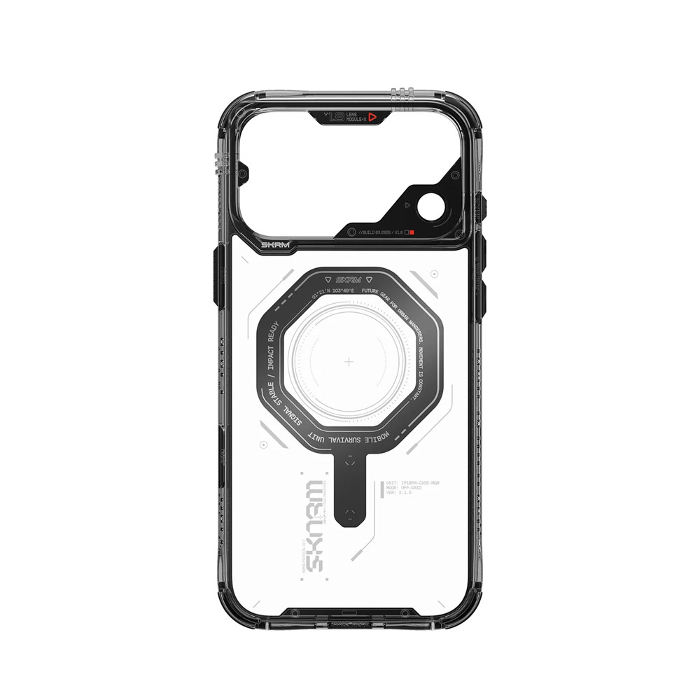 Picture of Apple iPhone 18 Pro Max Case | Skinarma MAGMA Magnetic Charge Drop Protection Case with Camera Control Button for iPhone 18 Pro Max 6.9 - Graphite