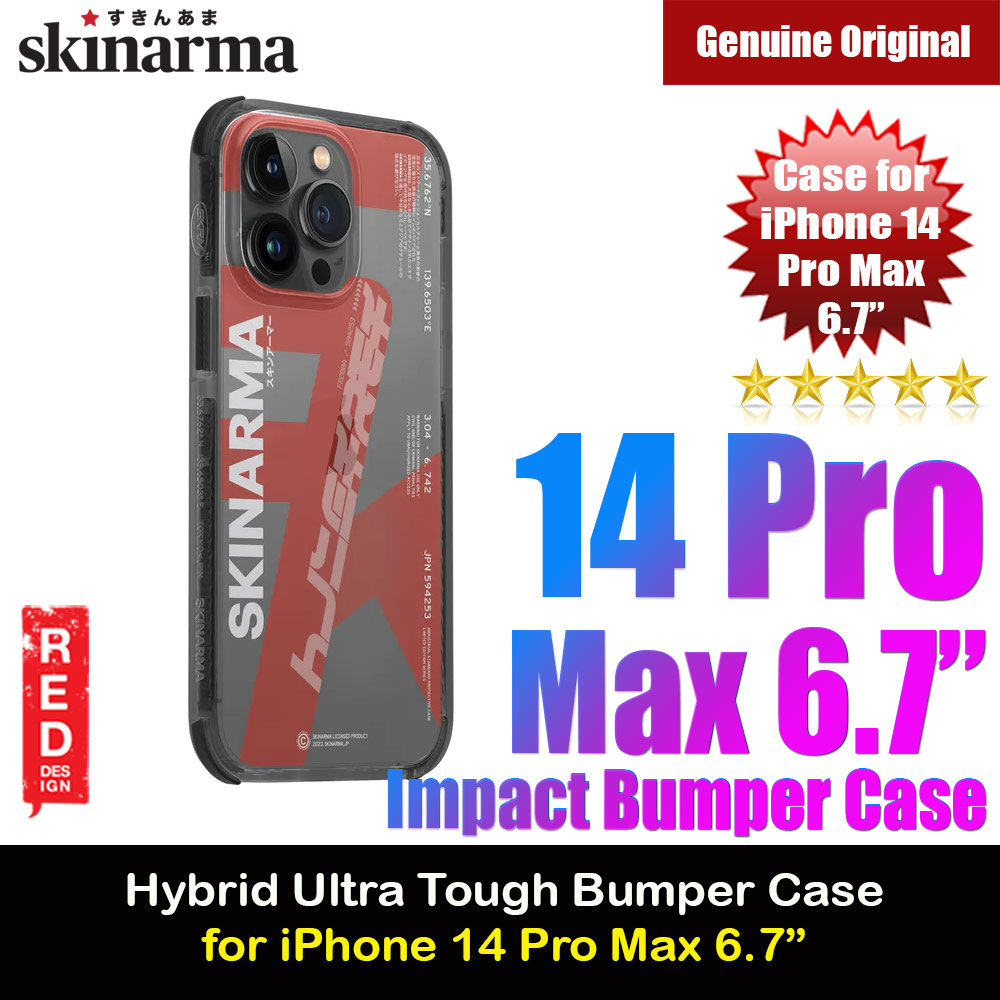 Picture of Skinarma Raku Hybrid Waveline Impact Bumper with Enhanced 4 Corners Drop Protection Case for iPhone 14 Pro Max 6.7 (Orange) Apple iPhone 14 Pro Max 6.7- Apple iPhone 14 Pro Max 6.7 Cases, Apple iPhone 14 Pro Max 6.7 Covers, iPad Cases and a wide selection of Apple iPhone 14 Pro Max 6.7 Accessories in Malaysia, Sabah, Sarawak and Singapore 