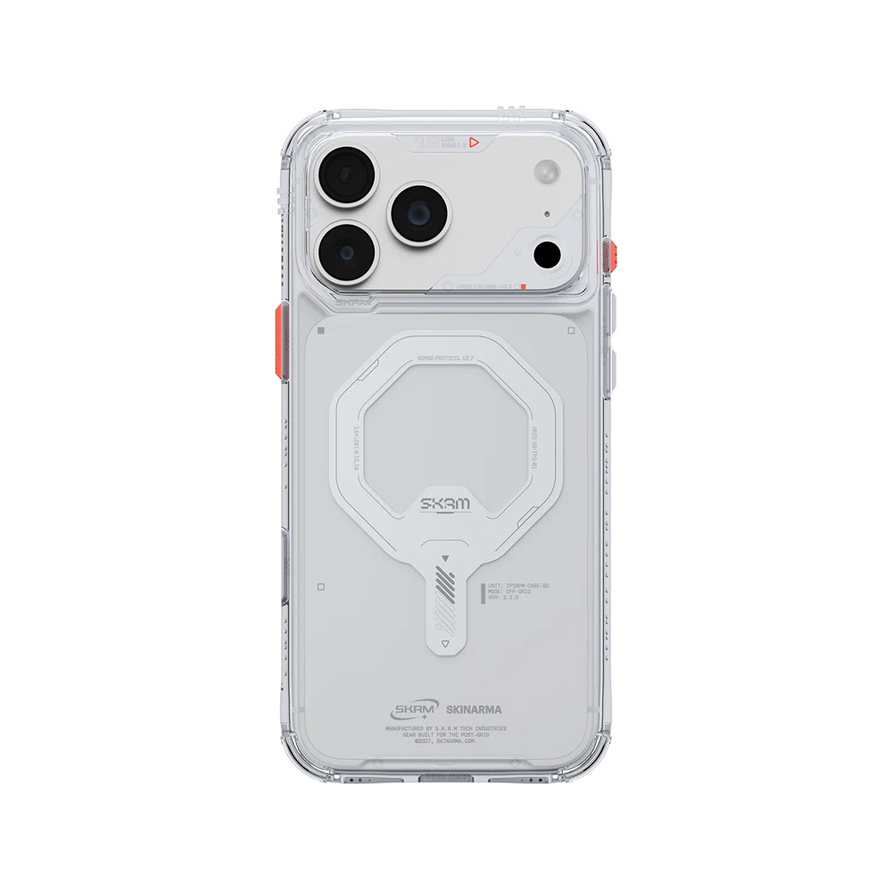 Picture of Apple iPhone 18 Pro Max Case | Skinarma Saido Magnetic Charge Drop Protection Case with Camera Control Button for iPhone 18 Pro Max 6.9 - Clear