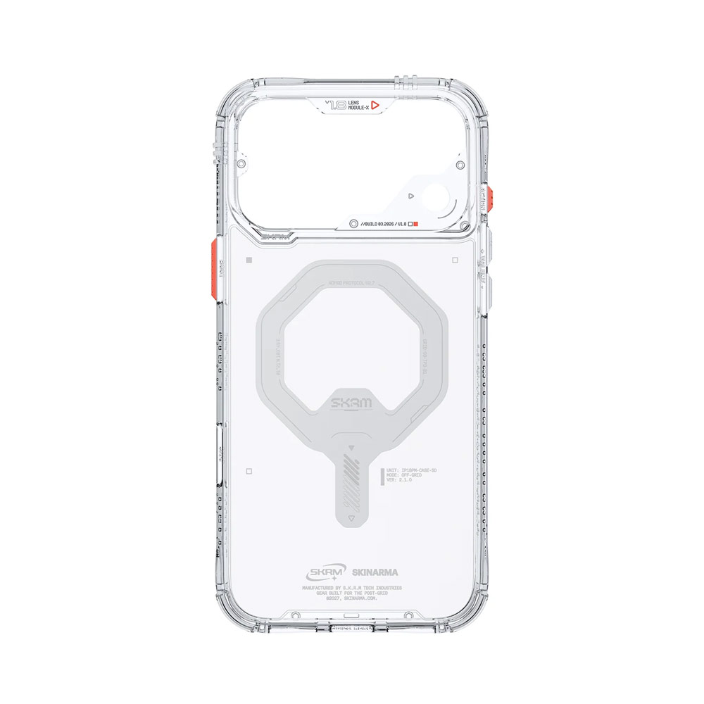 Picture of Apple iPhone 18 Pro Max Case | Skinarma Saido Magnetic Charge Drop Protection Case with Camera Control Button for iPhone 18 Pro Max 6.9 - Clear