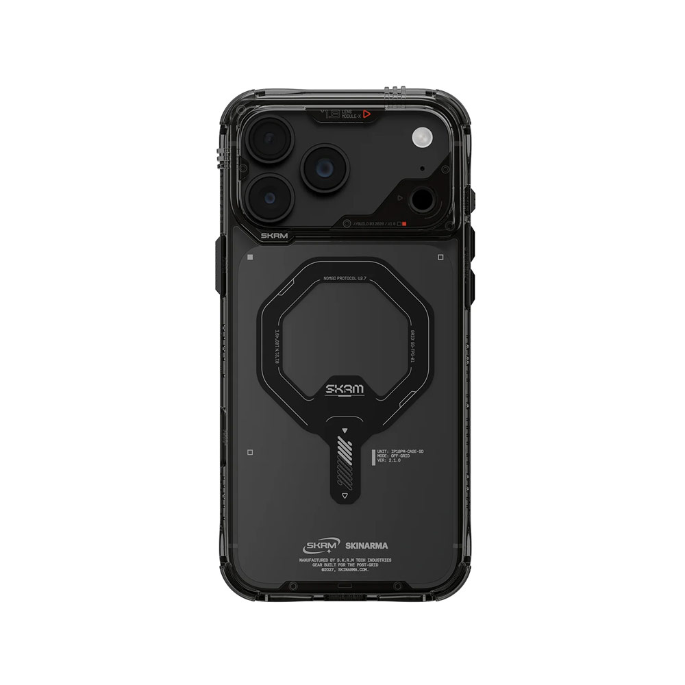 Picture of Apple iPhone 18 Pro Max Case | Skinarma Saido Magnetic Charge Drop Protection Case with Camera Control Button for iPhone 18 Pro Max 6.9 - Graphite