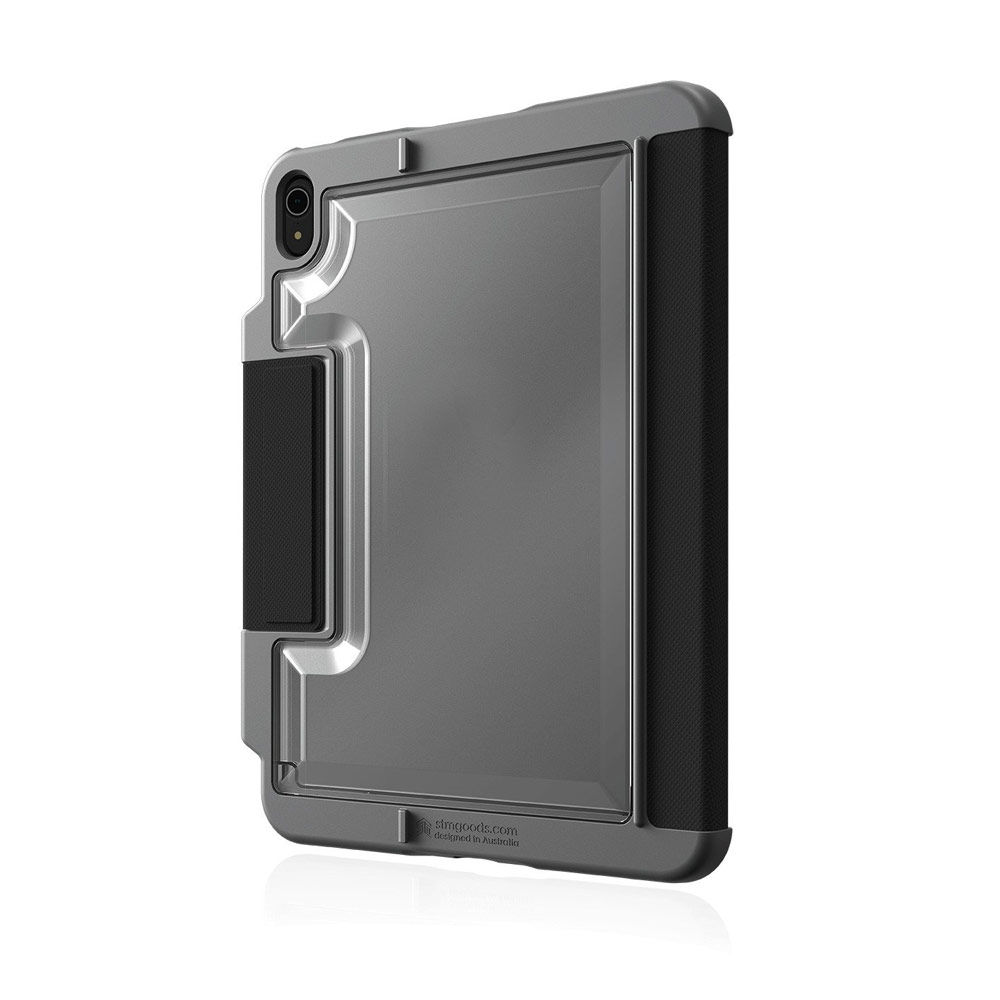 Picture of Apple iPad 10th Gen 10.9\" 2022 Case | STM Dux Plus Protection Flip Stand Case for iPad 10.9 10th Gen (Black)