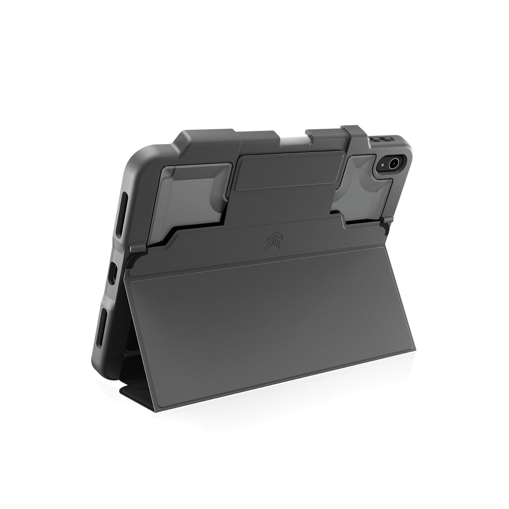 Picture of Apple iPad 10th Gen 10.9\" 2022 Case | STM Dux Plus Protection Flip Stand Case for iPad 10.9 10th Gen (Black)