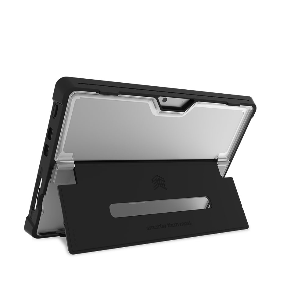 Picture of Microsoft Surface 5th Gen Case | STM DUX SHELL Rugged Protection Stand Case for Microsoft Surface Pro 8 (Black)