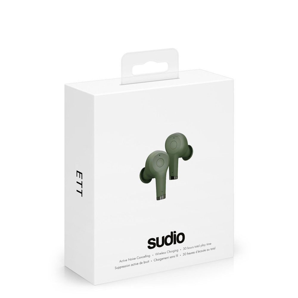 Picture of Sudio ETT Wireless Charge TWS True Wireless Bluetooth Earbuds (Green)