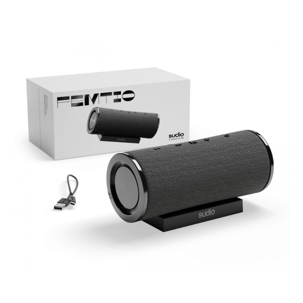 Picture of Sudio FEMTIO Wireless Bluetooth Speaker (Black)