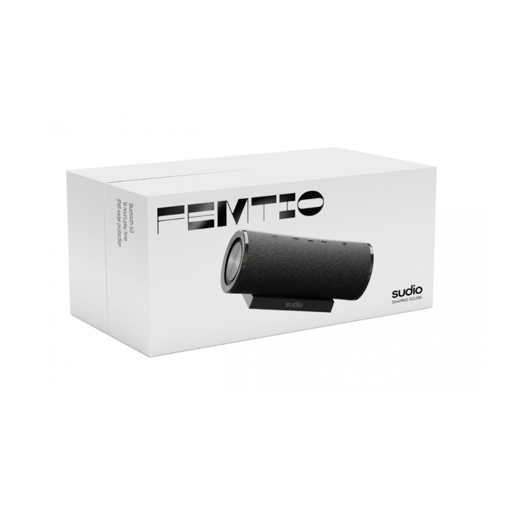 Picture of Sudio FEMTIO Wireless Bluetooth Speaker (Black)