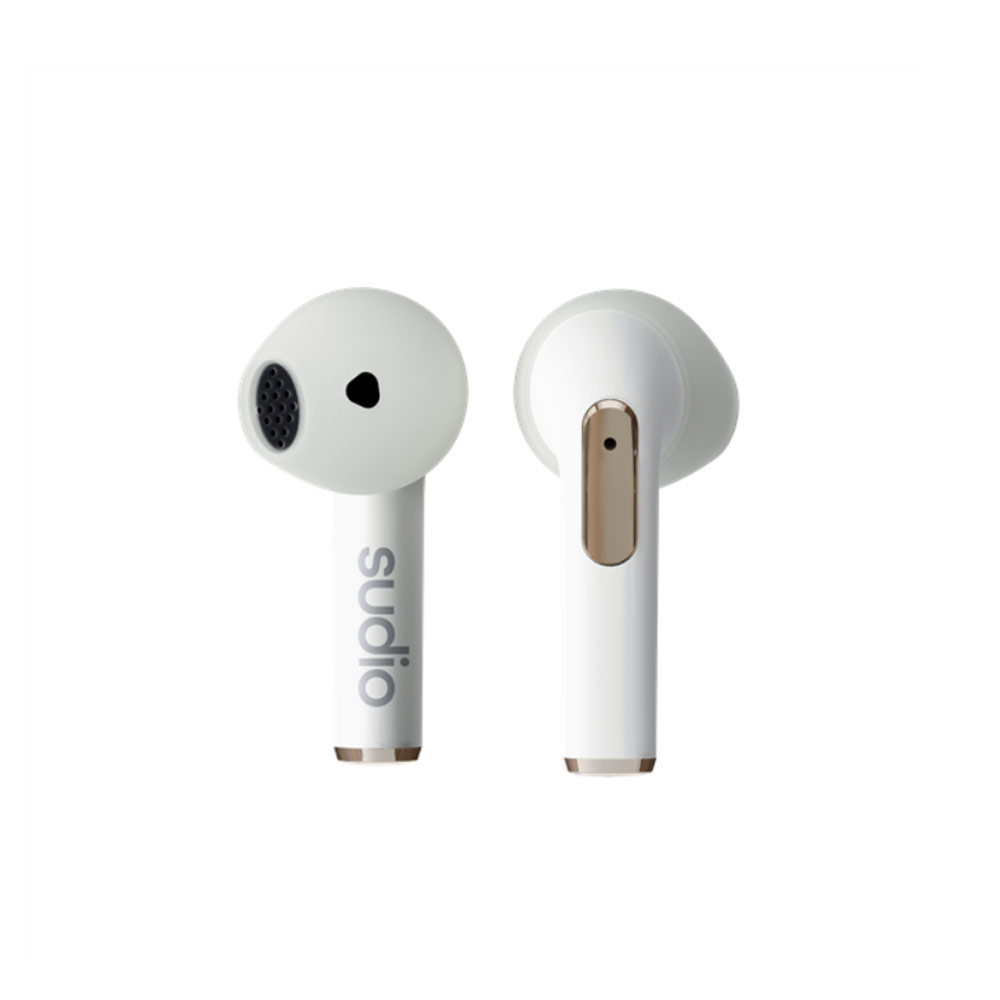 Picture of Apple iPhone 14 Pro Max 6.7  | Sudio N2 TWS True Wireless Bluetooth Earbuds Earphone Bluetooth V5.2 Splash Proof (White)