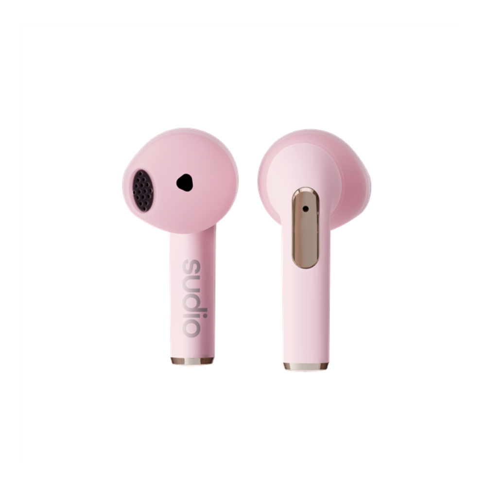 Picture of Sudio N2 TWS True Wireless Bluetooth Earbuds Earphone Bluetooth V5.2 Splash Proof (Pink)