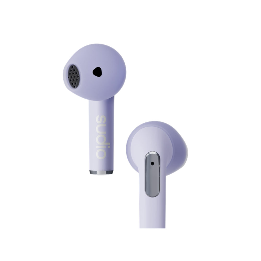 Picture of Sudio N2 TWS True Wireless Bluetooth Earbuds Earphone Bluetooth V5.2 Splash Proof (Purple)