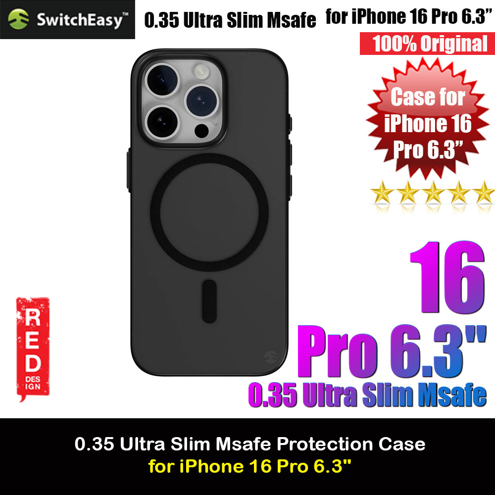 Picture of Switcheasy 0.35mm Ultra Slim Thin Msafe Magnetic Compatible Case for  iPhone 16 Pro 6.1 (Ash) Apple iPhone 16 Pro 6.3- Apple iPhone 16 Pro 6.3 Cases, Apple iPhone 16 Pro 6.3 Covers, iPad Cases and a wide selection of Apple iPhone 16 Pro 6.3 Accessories in Malaysia, Sabah, Sarawak and Singapore 