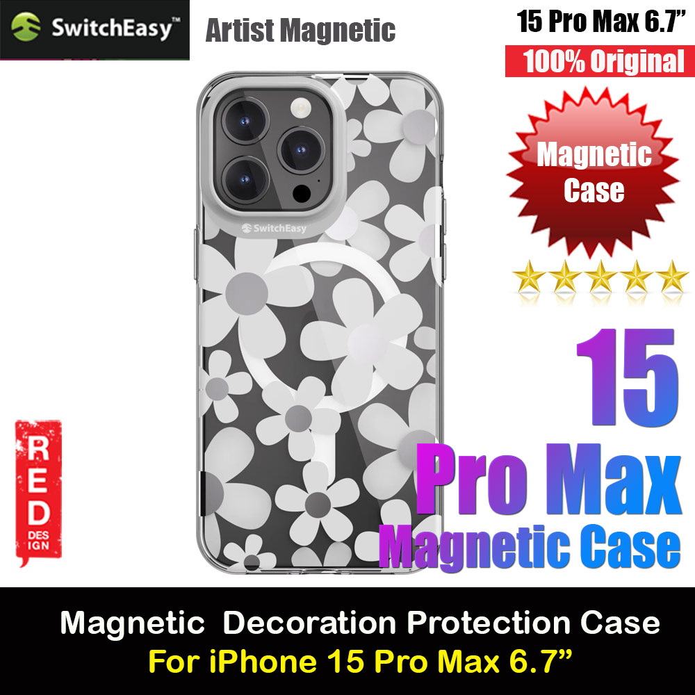 Picture of Switcheasy Artist Double In Mold Decoration Fashionable Magsafe Compatible Case for Apple iPhone 15 Pro Max 6.7 (Fleur) Apple iPhone 15 Pro Max 6.7- Apple iPhone 15 Pro Max 6.7 Cases, Apple iPhone 15 Pro Max 6.7 Covers, iPad Cases and a wide selection of Apple iPhone 15 Pro Max 6.7 Accessories in Malaysia, Sabah, Sarawak and Singapore 