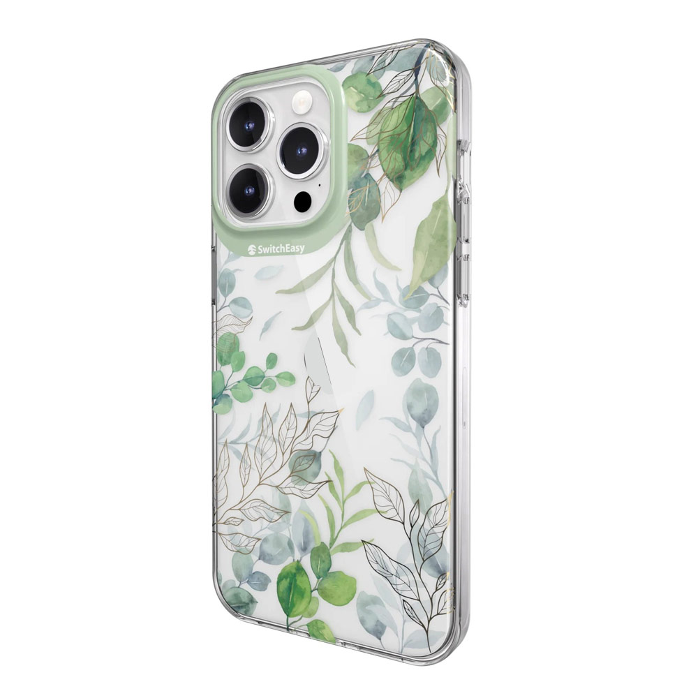 Picture of Apple iPhone 15 Pro Max 6.7 Case | Switcheasy Artist Double In Mold Decoration Fashionable Case for Apple iPhone 15 Pro Max 6.7 (Verde Green)