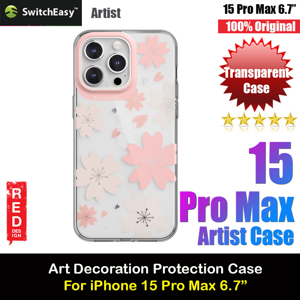 Picture of Switcheasy Artist Double In Mold Decoration Fashionable Case for Apple iPhone 15 Pro Max 6.7 (Blossom Pink) Apple iPhone 15 Pro Max 6.7- Apple iPhone 15 Pro Max 6.7 Cases, Apple iPhone 15 Pro Max 6.7 Covers, iPad Cases and a wide selection of Apple iPhone 15 Pro Max 6.7 Accessories in Malaysia, Sabah, Sarawak and Singapore 