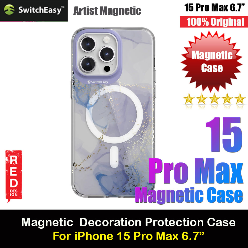Picture of Switcheasy Artist Double In Mold Decoration Fashionable Magsafe Compatible Case for Apple iPhone 15 Pro Max 6.7 (Veil) Apple iPhone 15 Pro Max 6.7- Apple iPhone 15 Pro Max 6.7 Cases, Apple iPhone 15 Pro Max 6.7 Covers, iPad Cases and a wide selection of Apple iPhone 15 Pro Max 6.7 Accessories in Malaysia, Sabah, Sarawak and Singapore 